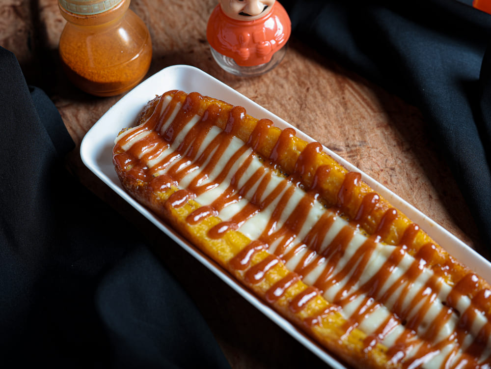 Plátano con Queso y Bocadillo